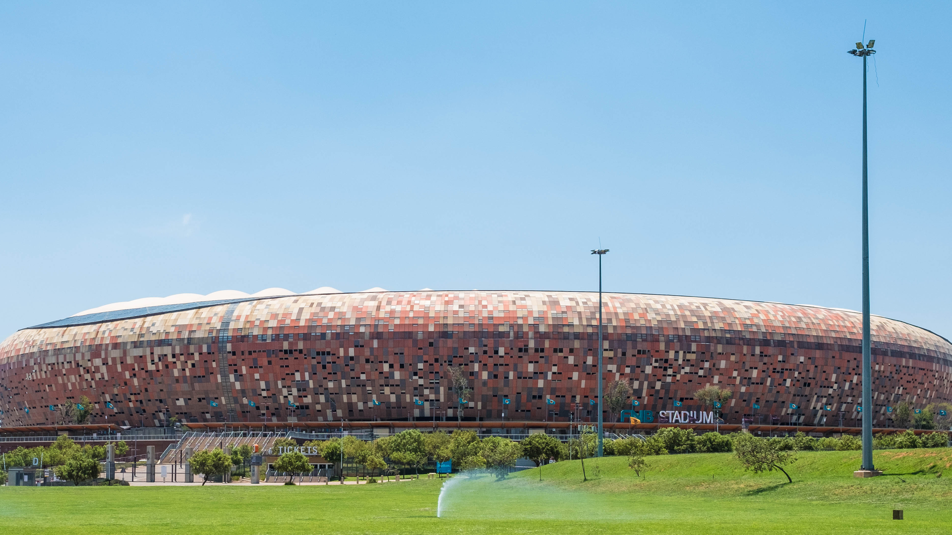 The Soweto Derby stadium atmosphere